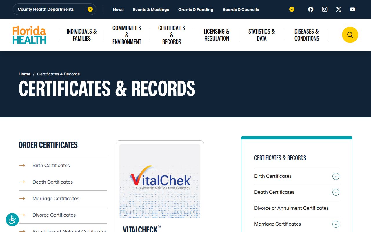 Jacksonville Beach residents directory Florida vital records